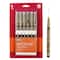 Pigma® Micron® Fine Line Pen Assorted Tip Set, Black